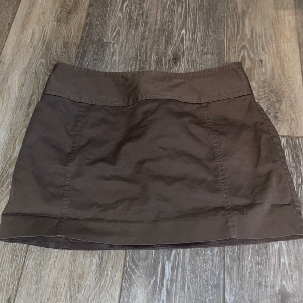 Mini Brown Skirt